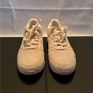 Asics Cream Athletic Shoes